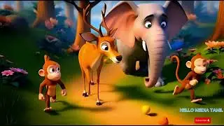 நேர்மையான யானை | Tamil Animal Moral Story | Honest Elephant | Kids Animation #HonestElephant