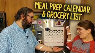 How We Stay Organized: Weekly Meal Prep Calendar & Grocery List