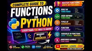 Functions in Python Explained | Types, Arguments & Lambda | Vagdevi Technologies #python #coding #yt