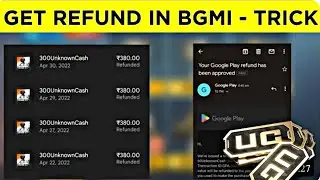 Bgmi UC / money refund trick || Refund money in bgmi ||