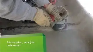 Brugvoeg stappenplan met SP540 Vloerdilatatiekit