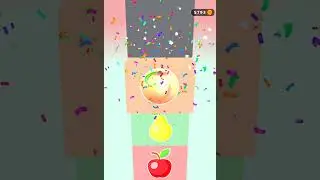 Ball Run Fruit Merge  - All Levels iOS Android 2048 Gameplay #ballgamezone #cutiepie22yt #fruitmerge