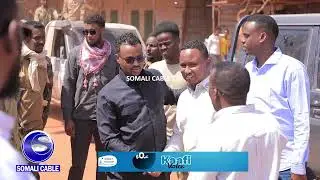 Gudoomiyaha Gobolka Hiiraan oo gaaray degmada Mataban iyo mas&rsquo;uuliyiin ka qeybgalay soo dhaweyntiisa