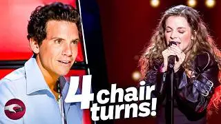UNREAL 4-CHAIR TURNS On The Voice Spain 2025!