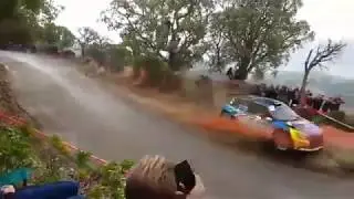 Rallye du Var 2017 - ES4 sortie Sylvain Michel SKoda Fabia R5