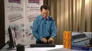 Drums on Creative Keyboard - 