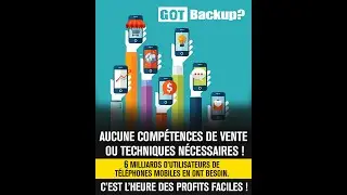 MLM GOTBACKUP  LANCEMENT FRANCOPHONE IMMINENT