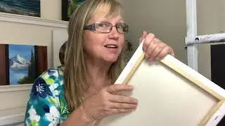 Why I don't use canvas boards for the Bob Ross wet on wet technique