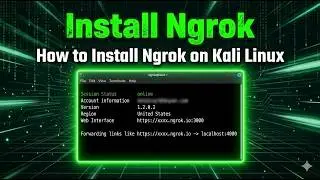 Kali Linux + Ngrok = Public URL in 2 Minutes! 🔥 Complete Setup