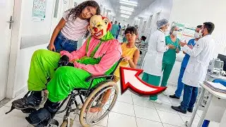 O PALHAÇO BONZINHO ESTÁ DOENTE 😢 FOMOS VISITAR ELE!!! 