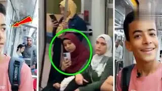 Muslim boy in Metro Train Viral video | Muslim boy Quran Tilawat |