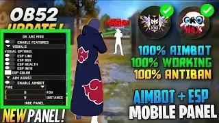 OB52 Mod Menu Aimkill Hack 🔥 Free Fire Hack | Free Fire Injectior
