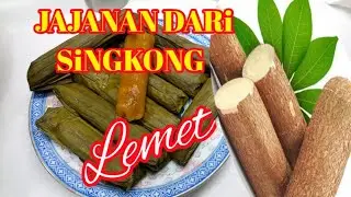 CARA MEMBUAT LEMET SINGKONG GULA MERAH