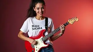 Afterglow | Maya Solana | Slow Blues Stratocaster
