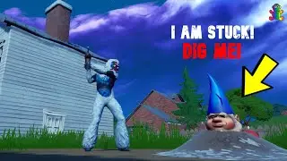 Dig up Gnomes from Fort Crumpet and Pleasant Park in My Fortnite Experience