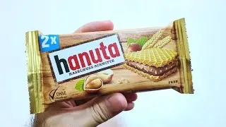 Ferrero Hanuta chocolate wafers snack time