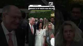 Brazil's VP Geraldo Alckmin visits All India Institute of Ayurveda in New Delhi