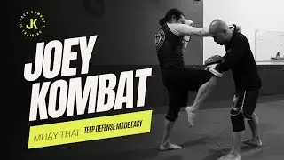 Defend and Counter the Teep with an Elbow Deflection | Muay Thai Fundamentals