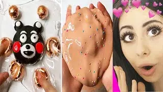 Oddly SATISFYING Video Compilation - ASMR , Slime Pressing and more!