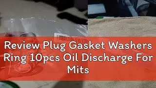 Review Plug Gasket Washers Ring 10pcs Oil Discharge For Mitsubishi MD050317/Lancer-ex/EVO 10 Metal