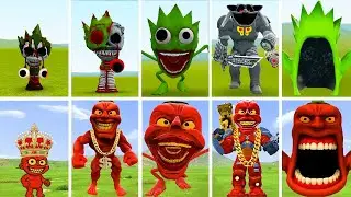 NEW EVOLUTIONARY VARIETIES OF MONSTER KING SPRUNKI LIME VS MONSTER KING PEPPER DINDUN IN GARRY'S MOD