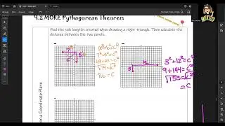 9.2 More Pythagorean Theorem Notes