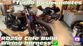 Garage upgrades, cafe build and turbo busa stuff