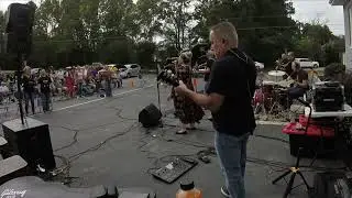 Rooftops by The Church At 1720 praise band at the outdoor worship service on October 5, 2025.