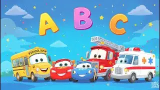 Learn ABC with Cars & Trucks | Fun Alphabet Song for Children