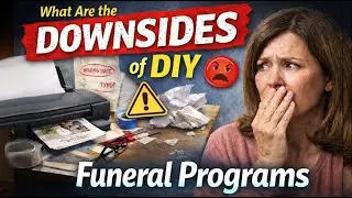 What Are the Downsides of DIY Funeral Programs?