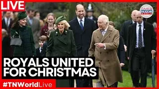 ROYAL CHRISTMAS LIVE | King Charles & Royal Family Arrive For Sandringham Church Service