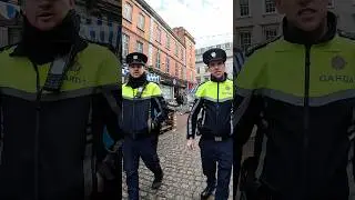 Street photography w/ Friendly Dublin Police/ Garda. #police #garda #dublin #ireland