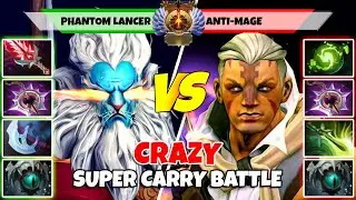PHANTOM LANCER (Carry) vs ANTI-MAGE (Carry) - Epic Battle Of Immortal Rank Dota 2 Players - Z Dota 2