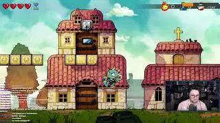 Прохождение Wonder Boy: The Dragon's Trap &ndash; Часть 2 / #twitch #skitalec_fox #стрим #игры