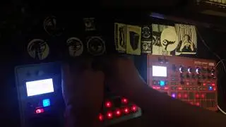 D-Omen - Korg Electribe 2 Jam (ESX2 & EMX2) Live Hardware Techno