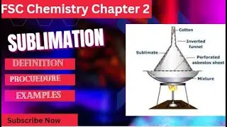 FSc chemistry chapter 2 sublimation