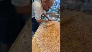 How To Make Crispy Cashew Nuts Peanut Sesame Candy Recipe Making Process | Street Food Sweets