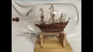 barco en botella  Rotter Lowe por Joaquin Bejarano