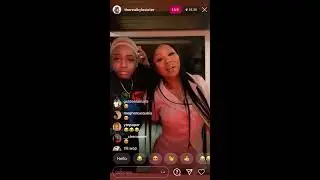 Ari Fletcher (@therealkylesister) With Friends Instagram Live December 8, 2020
