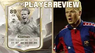 CLASS DEFENDER! 😎 89 CENTURIONS ICON KOEMAN PLAYER REVIEW! EA FC 24 ULTIMATE TEAM