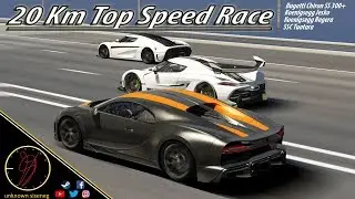 Top Speed Race Bugatti Chiron SS 300+, SSC Tuatara, Koenigsegg Jesko, Regera / Assetto Corsa