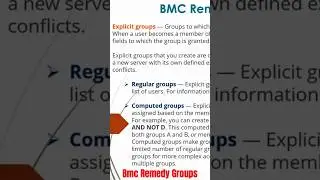 Bmc Remedy Groups 