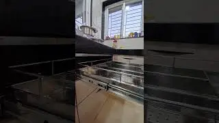 kitchen trolley stainless steel soft close telescope