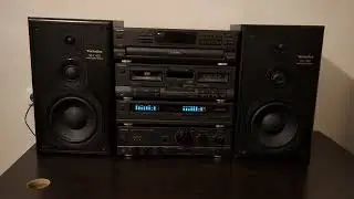 Technics Amplifier SU-VX500 - 180W - 4Ohm / Technics Equalizer SH-GE70 / SB-C450