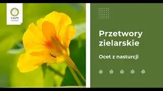 Przetwory Zielarskie - Ocet z nasturcji. Odcinek 4