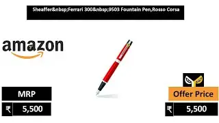 Sheaffer&nbsp;Ferrari 300&nbsp;9503 Fountain Pen,Rosso Corsa