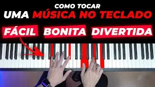 Como tocar uma música no teclado (fácil, bonita e divertida)
