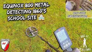 Awesome Surprise Finds Metal Detecting Old School Site!