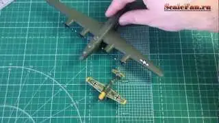 Bf-109E7 сборная модель немецкого истребителя TOMYTEC в масштабе 1/144