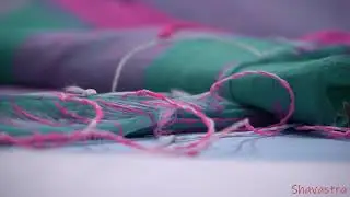 Handloom sarees online | Indian Textile | Handloom Linen Saree| Shavastra-Turquoise and Pink Wedding